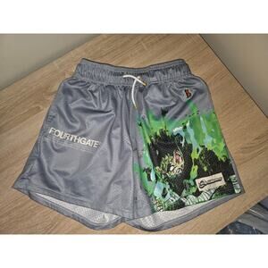 Rock Lee 4th Gate Bystndrs Gym Shorts Barely Worn Gray Size Small Anime Naruto
